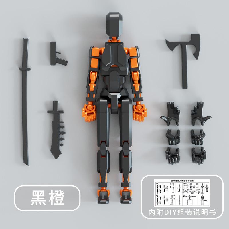 3D-gedrucktes Schaufensterpuppen-Actionfiguren-Spielzeug Dummy 13 Formwandler Roboter Mehrgelenkig Beweglich Kinder Erwachsene Eltern-Kind-Spiele Geschenke