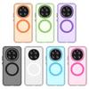 Magsafe Matte Handyhülle Für Honor Magic7 Schutzhülle Magnetisches Kabelloses Laden Für Honor Magic7 Pro Stoßfeste Rückabdeckung