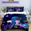 3pcs Jinx pattern bedding set duvet cover set includes duvet cover &pillowcases, perfect all season bedroom decoration & gift