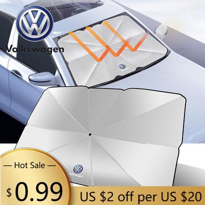 2026 Nou Pentru VOLKSWAGEN VW Parbriz Mașină Husă Pliabilă Parasolar Scut Protecție UV Accesorii Auto Pentru Volkswagen CC Golf 6 7