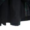 KEITA MARUYAMA Black Watch Midi Length Pleated Skirt Deep Green Women Used