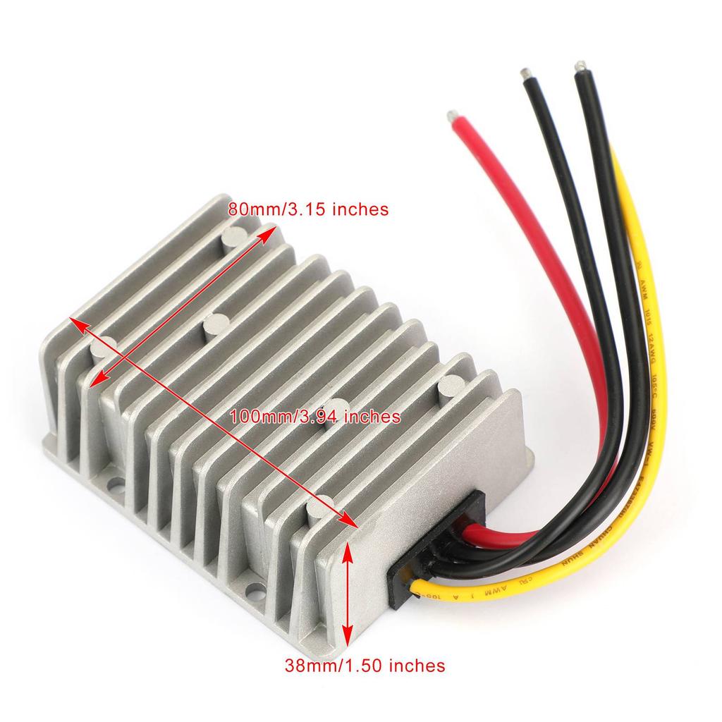 Areyourshop 12V to 19V 20A 385W DC-DC Boost Step Up Power Converter Voltage Regulator Module