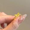 Elegant 2026 Gold Butterfly Ring for Women: Light Luxury & Versatile Gift for Her