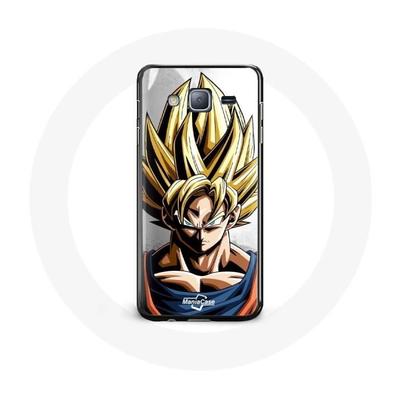 Coque Pour Samsung Galaxy J7 2016 Sangoku Mur Dragon Ball Super
