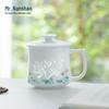 Nanshan Hand-Painted Jade Lotus Ceramic Mug