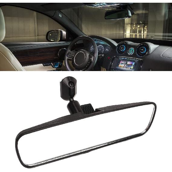 EVGATSAUTO Car Rear View Mirror, 8In Clear Image Anti Glare Interior Rear View Mirror, Universal For Cars Trucks