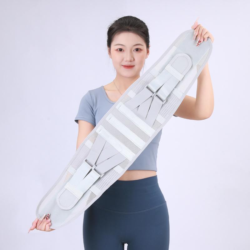 Enhanced Lumbar Support Belt with Aluminum Plates, Self-Heating Magnets, and Thin Summer Design for All-Season Comfort.