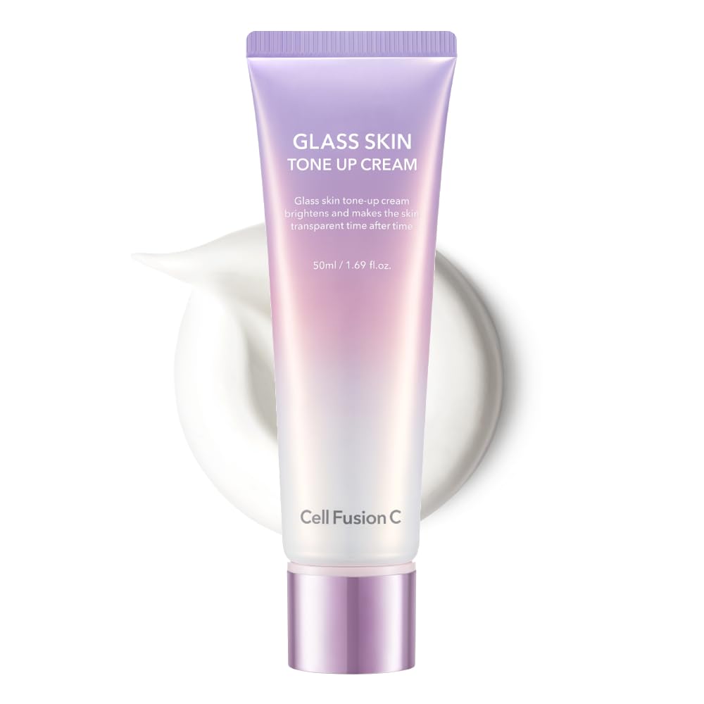 

Cell Fusion C Glass Skin Tone-Up Cream 50ml [Glass-like, rosy, dewy skin, moisturizing barrier, makeup base, hypoallergenic]
