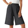 Women's Casual Five-Quarter Pants Color, Straight-Leg, For Home Use