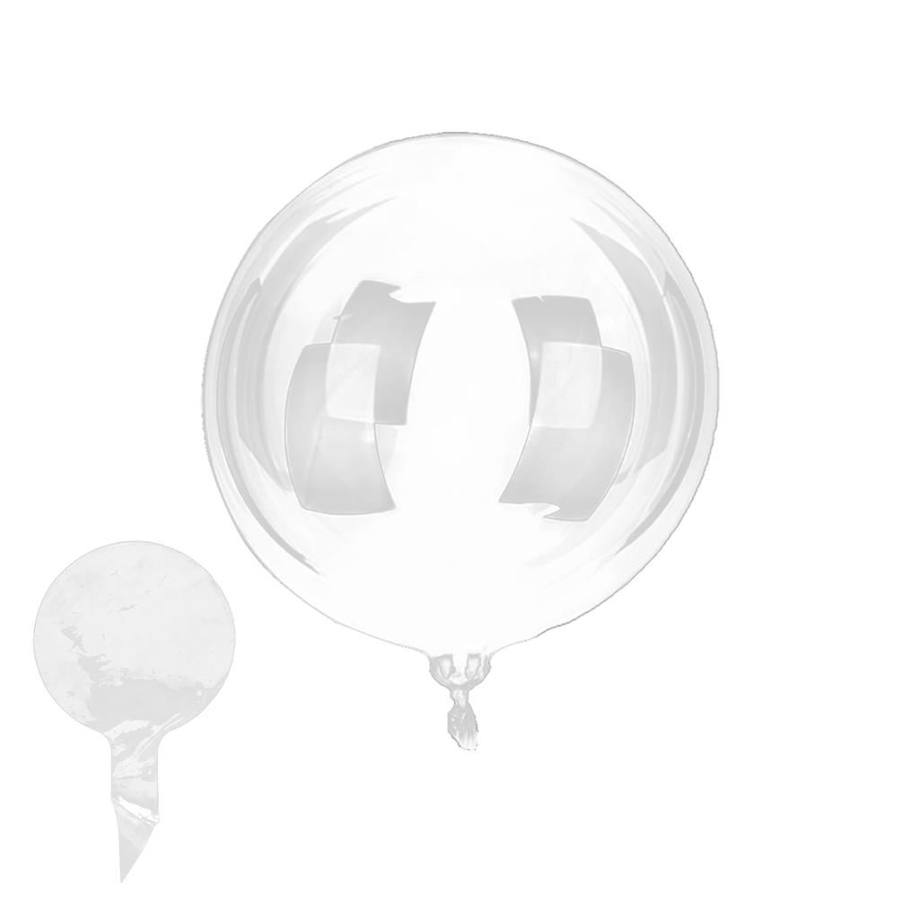 50pc 18 Inch Inflatable Bobo Balloon Transparent Globes Birthday Party Supplies Wedding Baby Shower Decoration Ballons Navidad