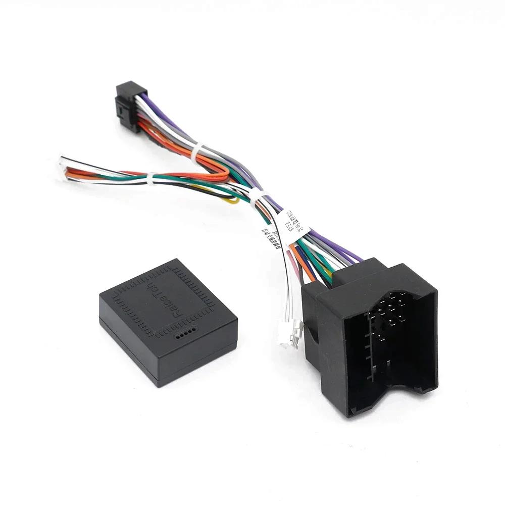 

Автомобильный стерео аудио 16PIN Android Power Wiring Проводка Кабель Адаптер С Canbus Box Для Ford Mondeo 07-10/Focus 07-11/C-MAX 07-10