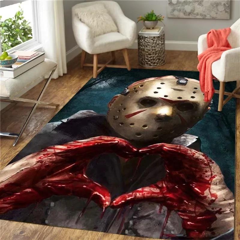 Horror Series Carpet Living Room Home Decor Sofa Table Rug Anti Slip Chair Cushion Lounge Mat Picnic Camping Children Art
