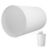 Nordic Style Household Kitchen Trash Can Modern Living Room Bedroom (large Size 12l White) Bin Waste Basket For Round Ash-bin
