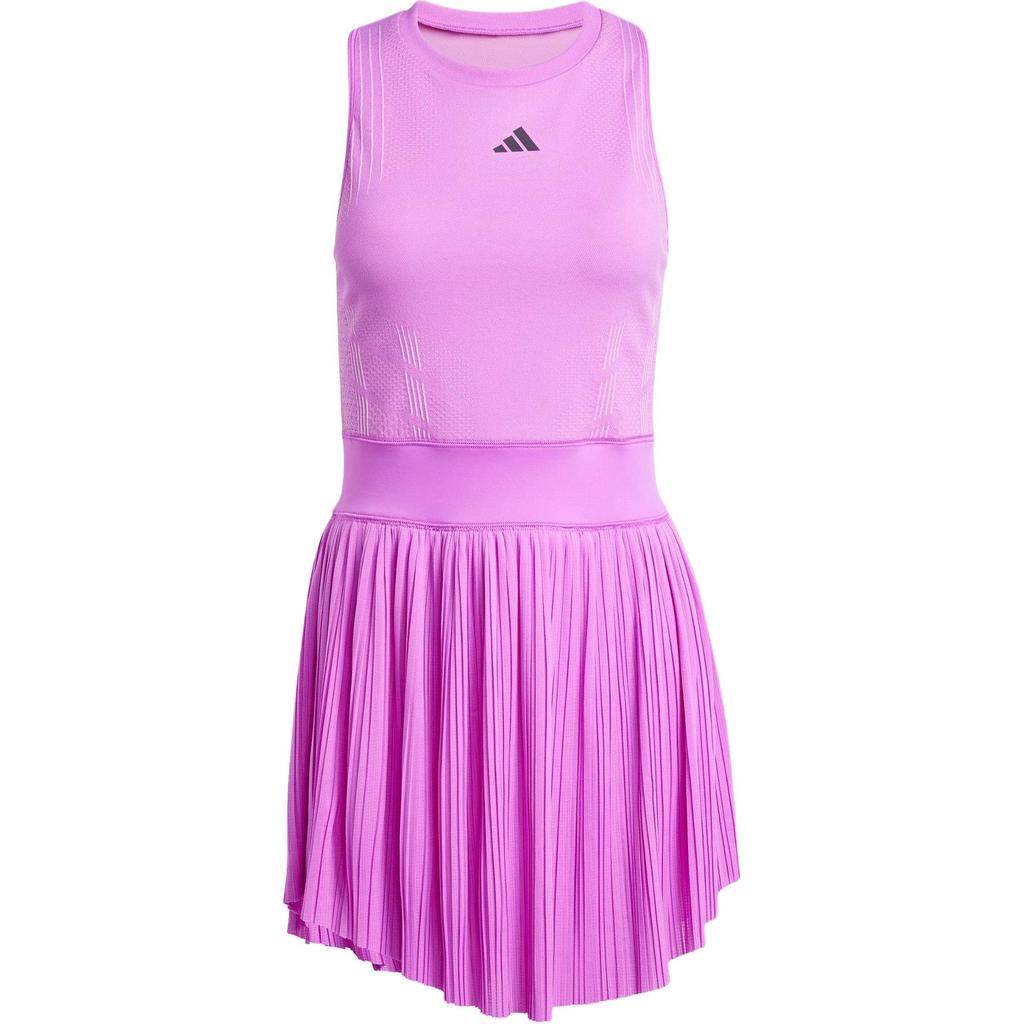 Adidas Tennis Pro Aeroready Dress Solid Color Slim Fit Short Sleeveless Dress Women Dresses Purple IT1839
