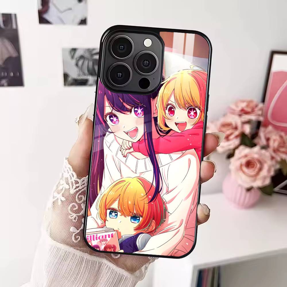O-Oshi Anime no ko Phone Case For iPhone 17,16,15,14,13,12,Plus,Pro,Max for Magsafe Magnetic Wireless Charging