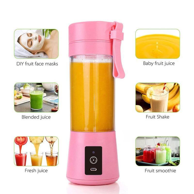 Portable Wireless Charging Multi-Functional Juicer: Compact Electric Mini Blender for Fruits & Vegetables