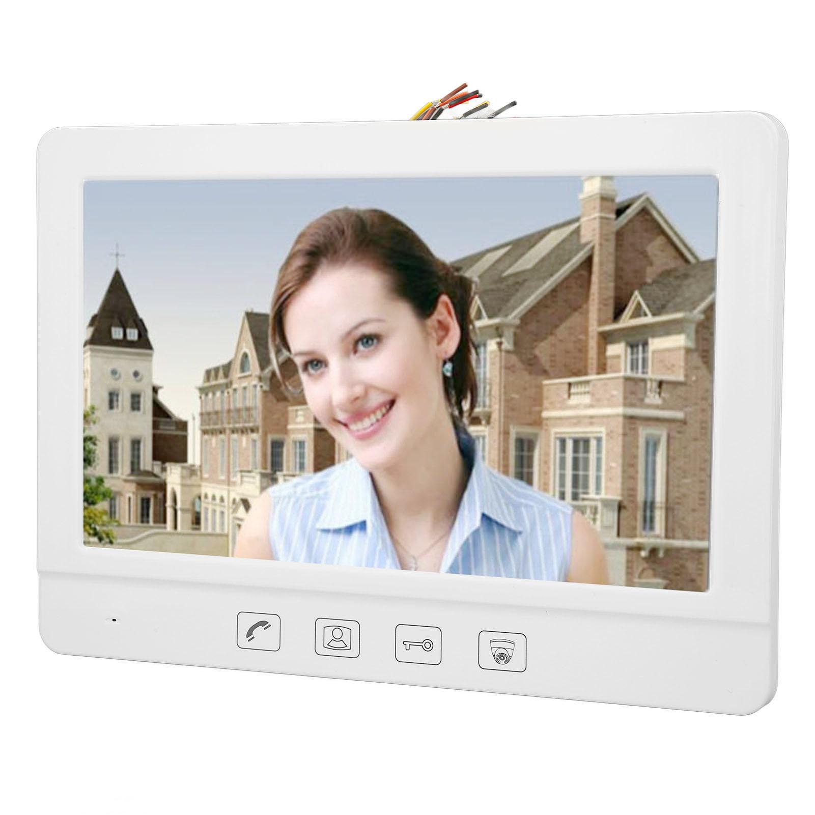 

Беспроводной дисплей домофона 10,1 дюйма современный белый с электростатической защитой 10,1-дюймовый домофон US Plug