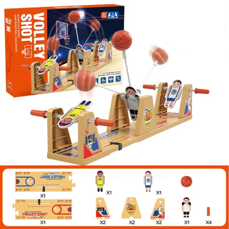 

Toy Basketball Battle Game Desktop Table Funny Table Sports Bagatelle Game Basketball Sport for Boy Adults Reduce Stress