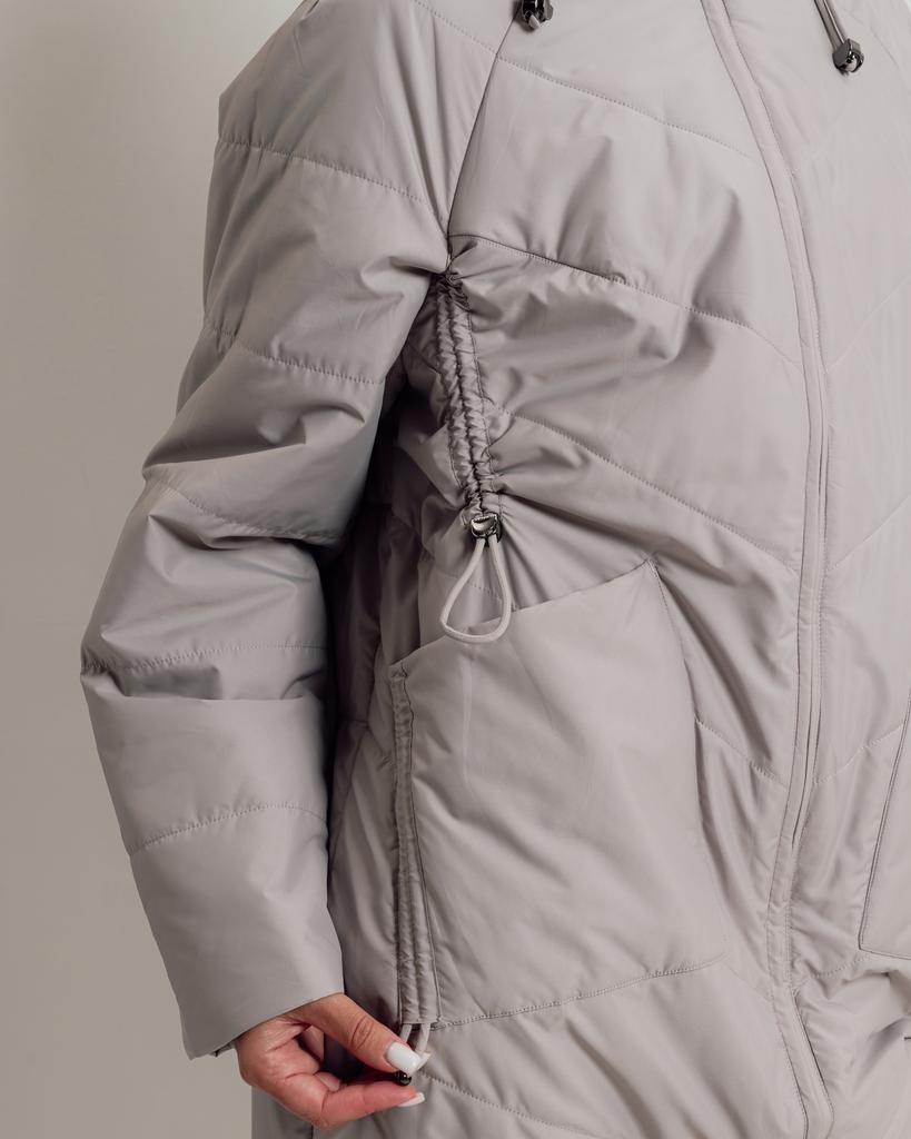 Jacket Long Demisezonnaya Jc.Rosy Pink 2926 50 Light Gray