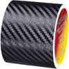 Spurtar Carbon Fiber Wrap Black Vinyl Wrap For Cars, 2 Inch X 20 Ft Universal Chrome Delete Dry Carbon Fiber Tape Car Door Edge Guards Vehicle