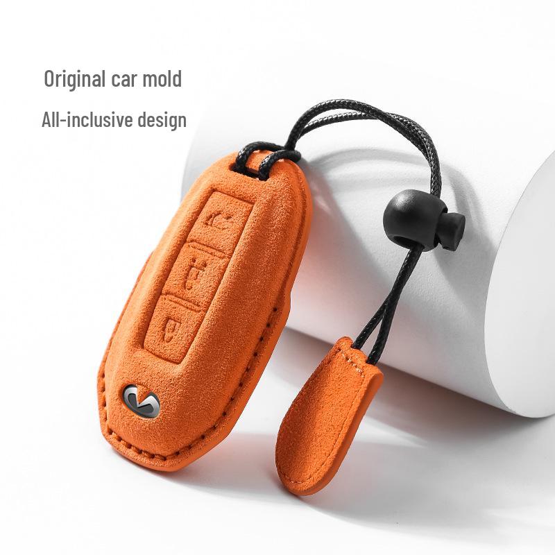 Infiniti Key Case for Q50L, QX50, QX60, QX55, Q70L, FX35, QX80 - Protective Shell and Buckle