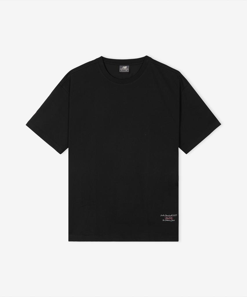 Nyuballanseu Nbneg21443 / Uni Essential Signature Short Sleeve T-Shirt (Black)