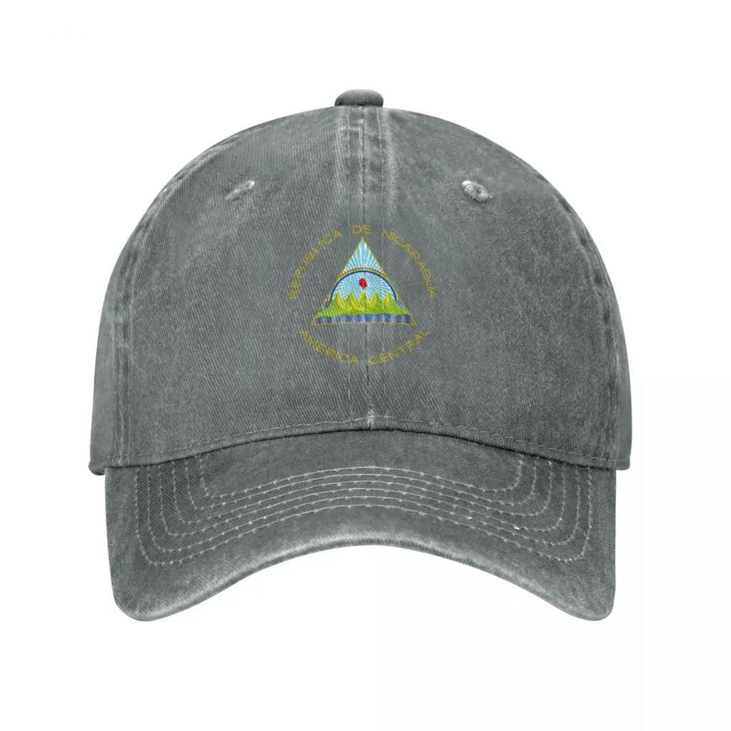 Coat of Arms of Nicaragua Baseball Cap Winter Hats for Unisex Luxury Brand Streetwear Hat Unisex Luxury Women Hats Unisexs