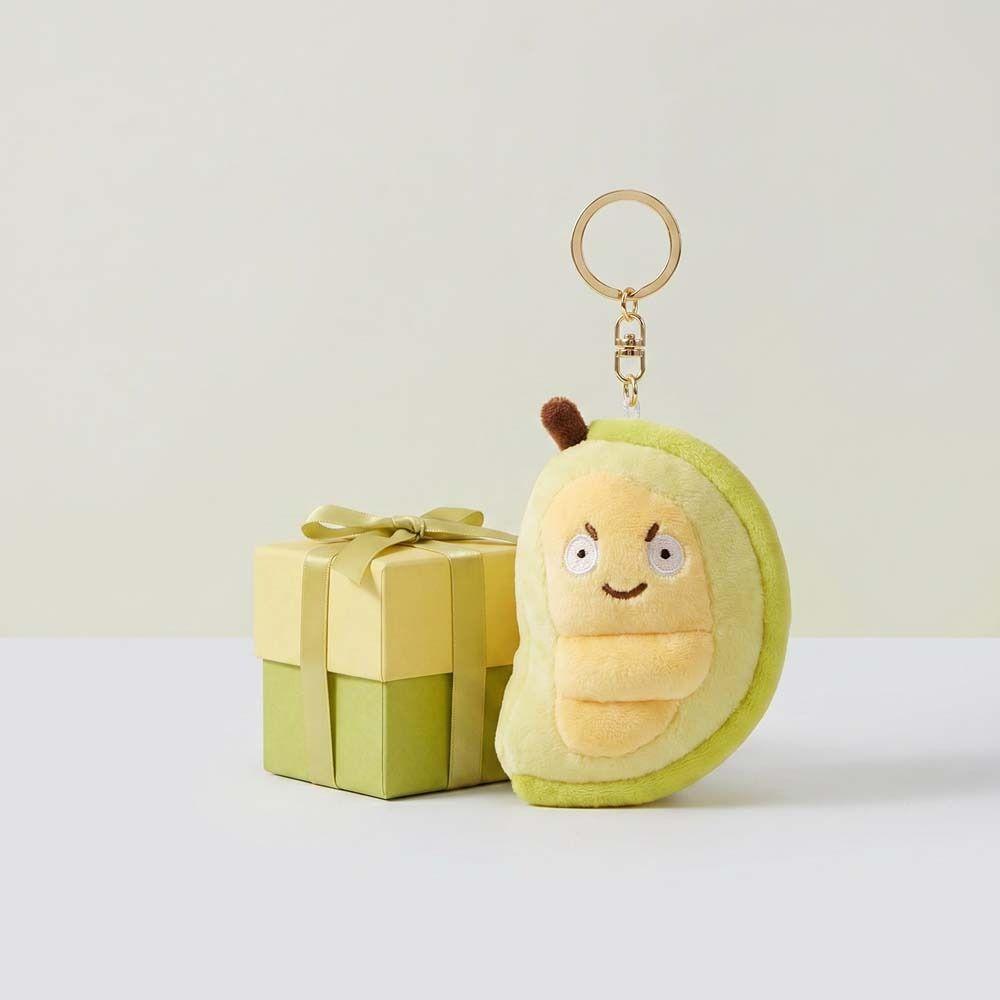 PP Cotton Durian Fruit Shape Plush Toy Detachable Fruit Durian Plush Keyring Boys and Girls