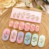 Soft Clay Leaf Mold Set with Nonstick Plastic Texture Handmade Earrings Molds for Effortless Jewelry Making and Crafts