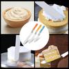 3PCS Offset Spatulas, Icing Spatula for Cake Decorating and Frosting, with Ergonomic PP Handle, Dishwasher Safe (6",8",10")