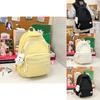 Girls Backpack For School With Slim Nylon Construction And Student Comfort Features