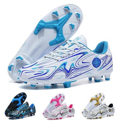 Mode Herren Fußballschuhe Erwachsene Kinder FG/TF Fußballschuhe Jungen Mädchen Stollen Rasen Training Sportschuhe Mann Lange Stollen Outdoor Fußballschuhe