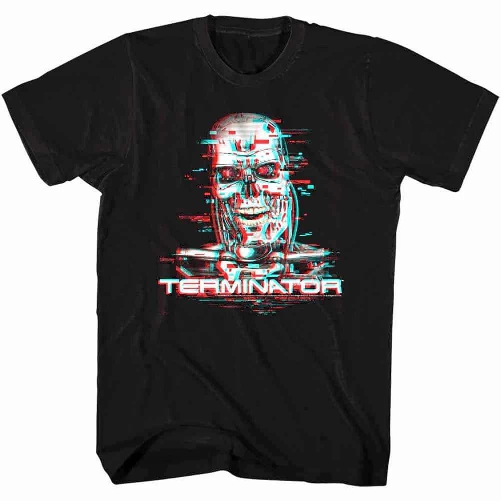 Terminator T-800 Glitch Men s T Shirt XXXXL