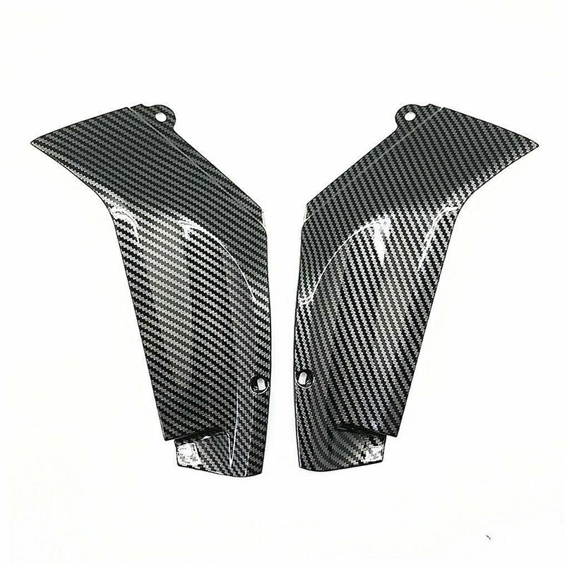 Carbon Fiber Style Motorcycle Side Air Duct Cover Fairing Insert Trim for Yamaha YZF R1 1998-2001 Motorbike Gas Tank Frame Panel Accs