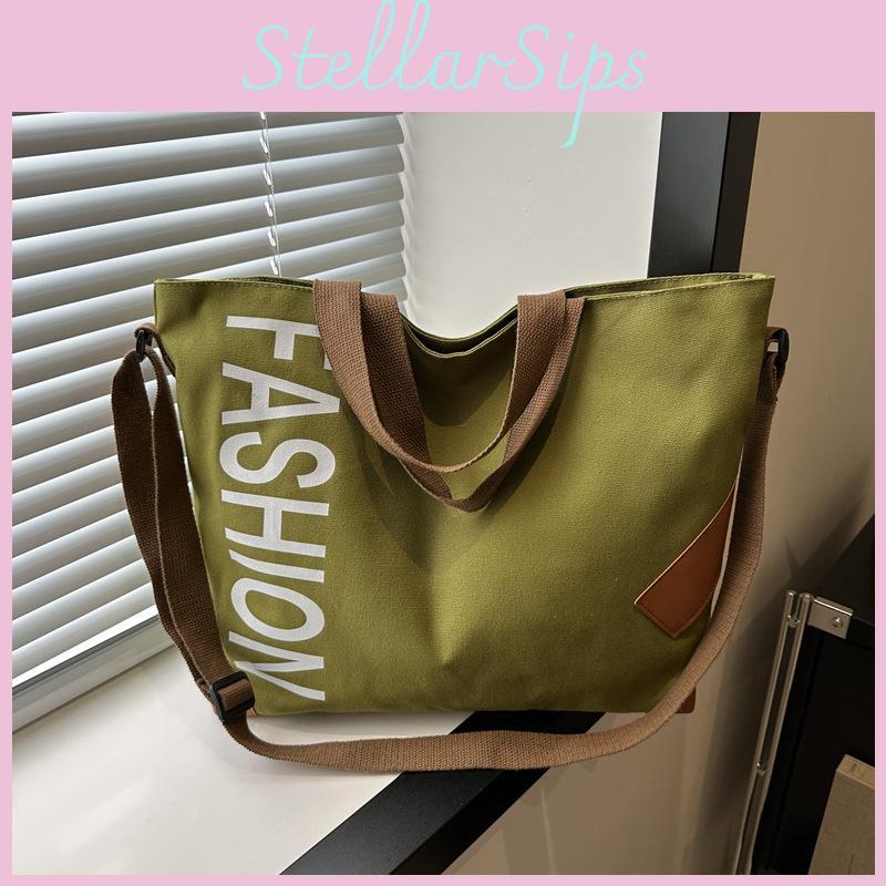 Stylish Japanese Large Capacity Canvas Shoulder Bag For Women Perfect For Daily Commutes And Classes