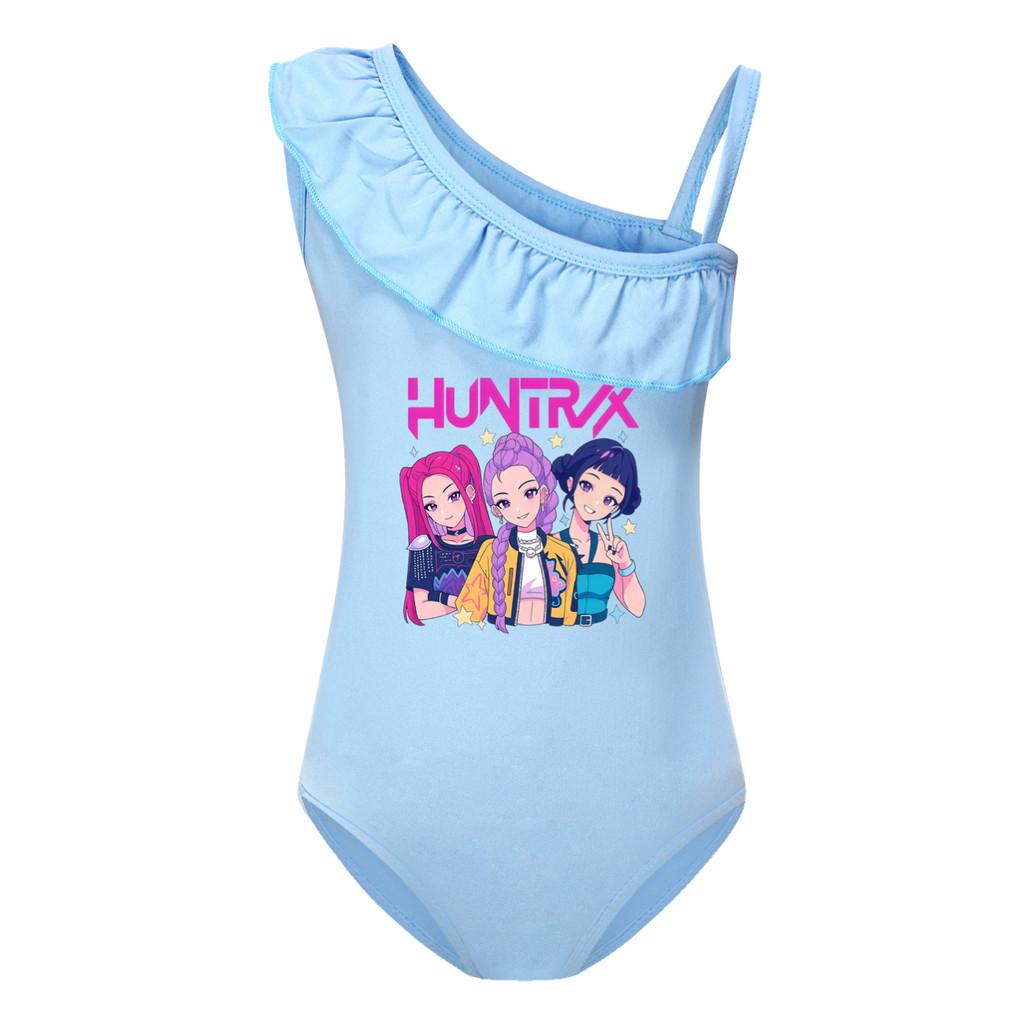 5025 Kinder Mädchen Rumi Mira Zoey Druck Badeanzug Schwimmen Einteiler Bodysuit Bademode