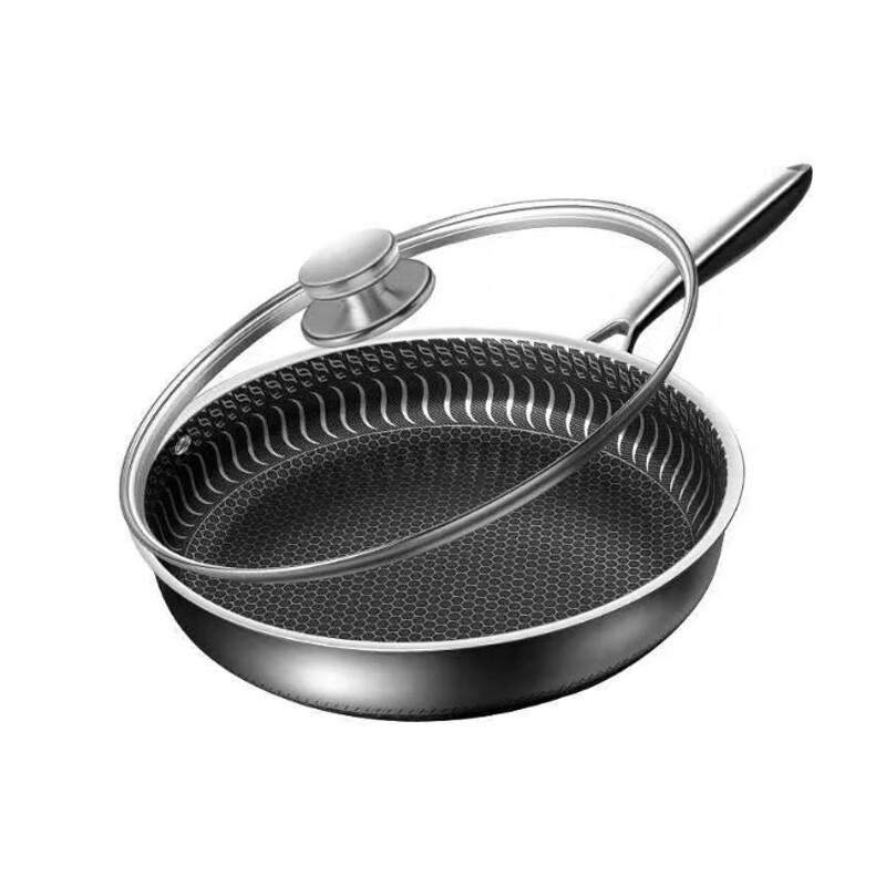 36cm 201 Stainless Steel Frying Pan