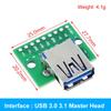 5/10 Stück USB-Stecker / Mini-Micro-USB auf DIP-Buchse Adapter 2,54 Stecker B Typ-C USB 2.0 3.0 Buchse Konverter