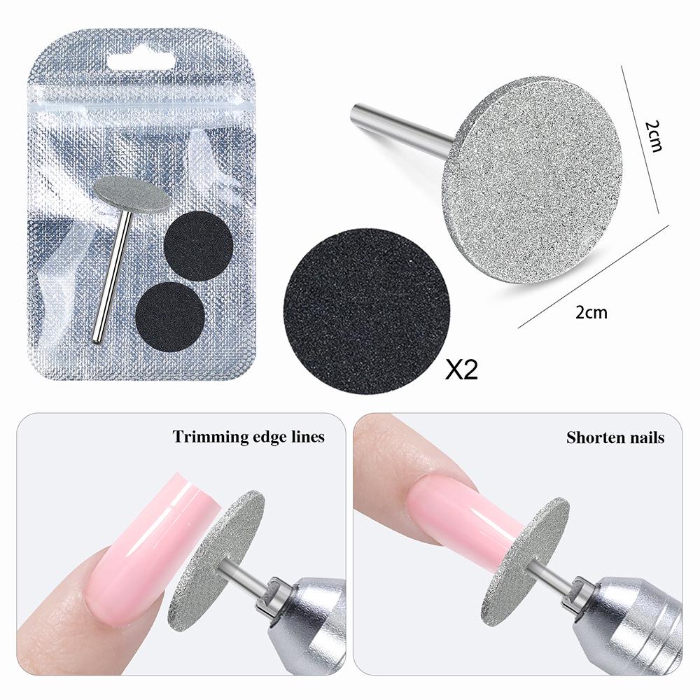 Nail Shaping Sanding Disc: Trapezoid Grinding Head for Pre-treatment