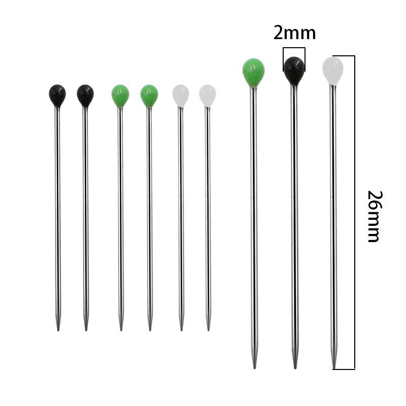 100Pcs 38Mm Sewing Pins Plastic Ball Multicolor Head Pins Straight Quilting Heads Pins Diy Crafts Sewing Fabric