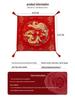 Wedding Double Happiness Kneeling and Sitting Cushion Set for Tea Ceremony and Worship, Red