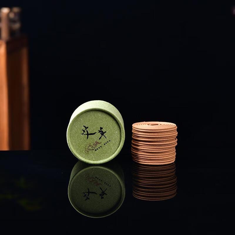 JINGRUIXIANG Sandalwood & Mugwort Deodorizing Coil Incense