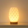 Luz de Noche LED Creativa – Lámpara de Mesita de Noche Regulable Recargable por USB, Decoración de Luz Cálida para Dormitorio