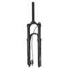 Black Bike Front Fork 27.5inch Straight Steerer Remote Lockout Aluminium Alloy Shock Absorber