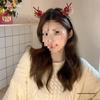 Mori Style Reindeer Antler & Ear Hair Clip - Cute Christmas Headdress for Kids