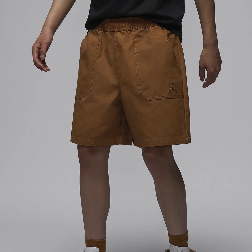 Jordan Essentials Woven Elastic Waist Cotton Sports Shorts Men Shorts Bronze FV7266228
