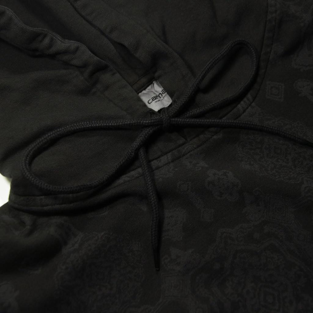 Carhartt Authentic WORK IN PROGRESS Paisley Print Pullover Long Sleeve HOODED VERSE Size Small Men's Hoodie, SWEATSH, (Code 415884b013-2)