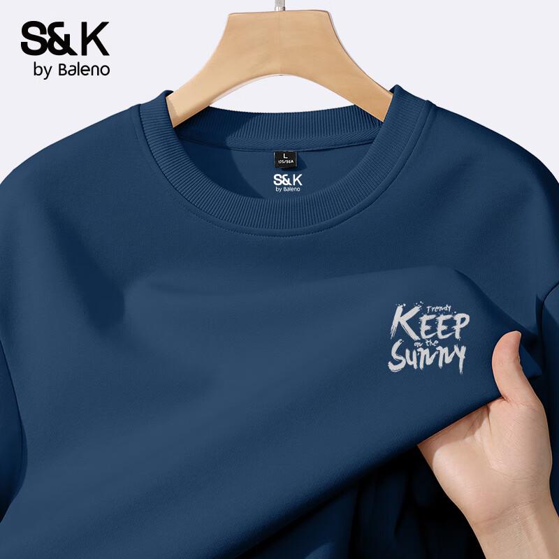 Baleno Men's S&K Series Printed Crewneck Sweatshirt