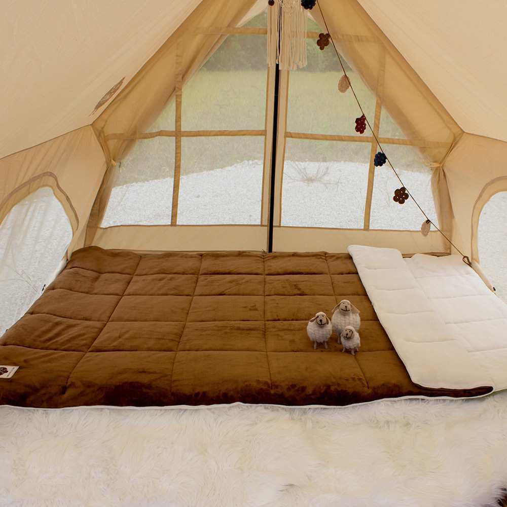 Melliti Thermal Fleece Camping Blanket - Soft, Warm, Outdoor & Nap Cozy Sleeping Blanket for One Person