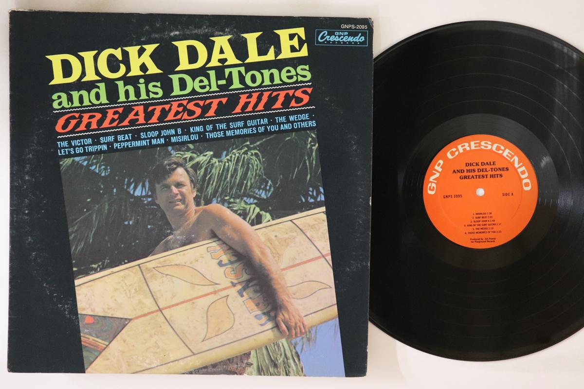 

LP Record DICK DALE Greatest Hits GNPS2095 GNP CRESCENDO 1975 US Rock Used
